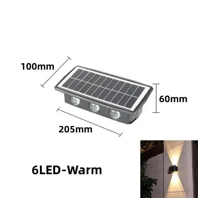 Solar-LED-Wall-Light-Outdoor-Waterproof-Garden-Lights-Wall-Washer-Villa-Exterior-Wall-Lamp-Terrace-Strong Solar Led Wall Light Outdoor Waterproof Garden Lights Wall Washer Villa Exterior Wall Lamp Terrace Strong