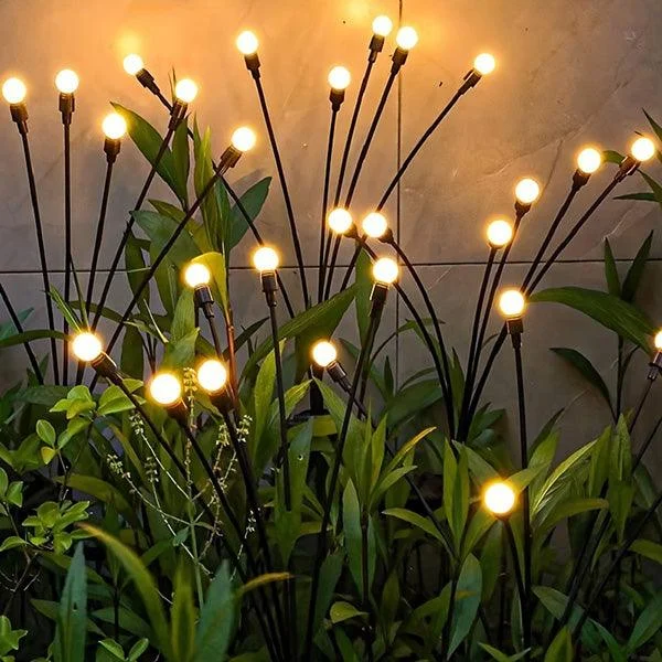 Solar Powered Firefly Lights For Pathway Patio Front Yard Decoration 01