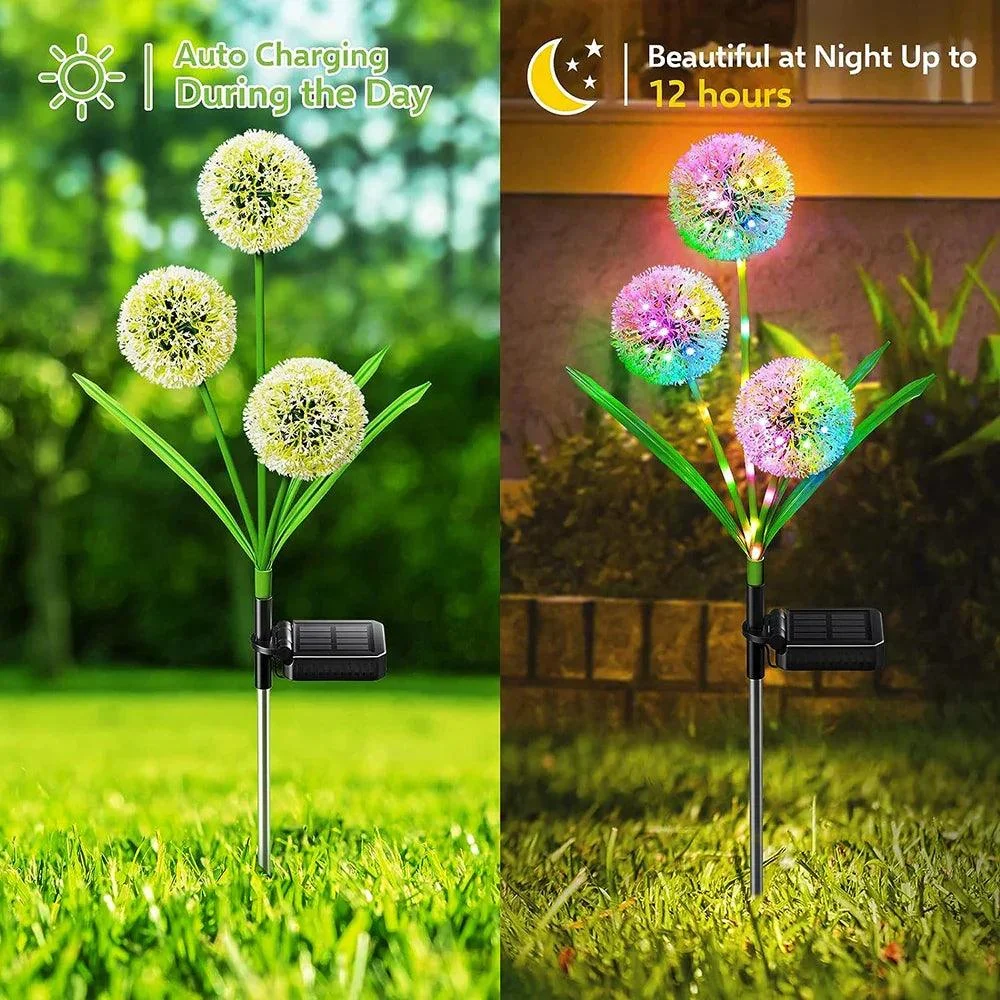 SolarDandelionFlowerLight-Homeko2 Solar Dandelion Flower Light - Homeko