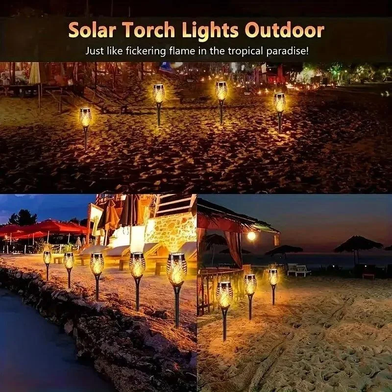 Solar Flame Torch Light - Homeko