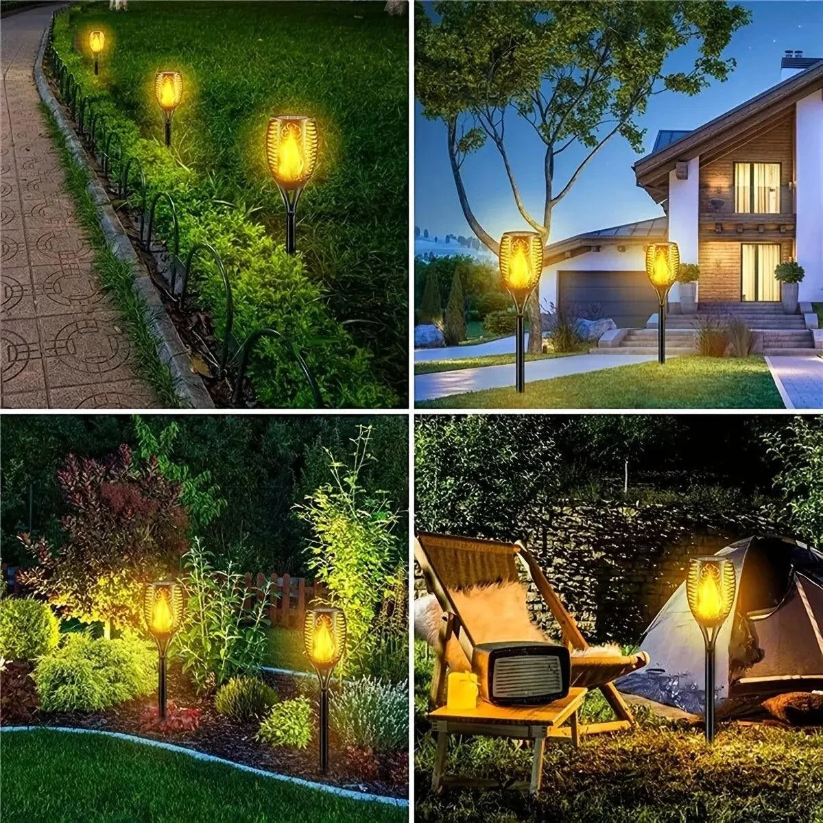 Solar Flame Torch Light - Homeko