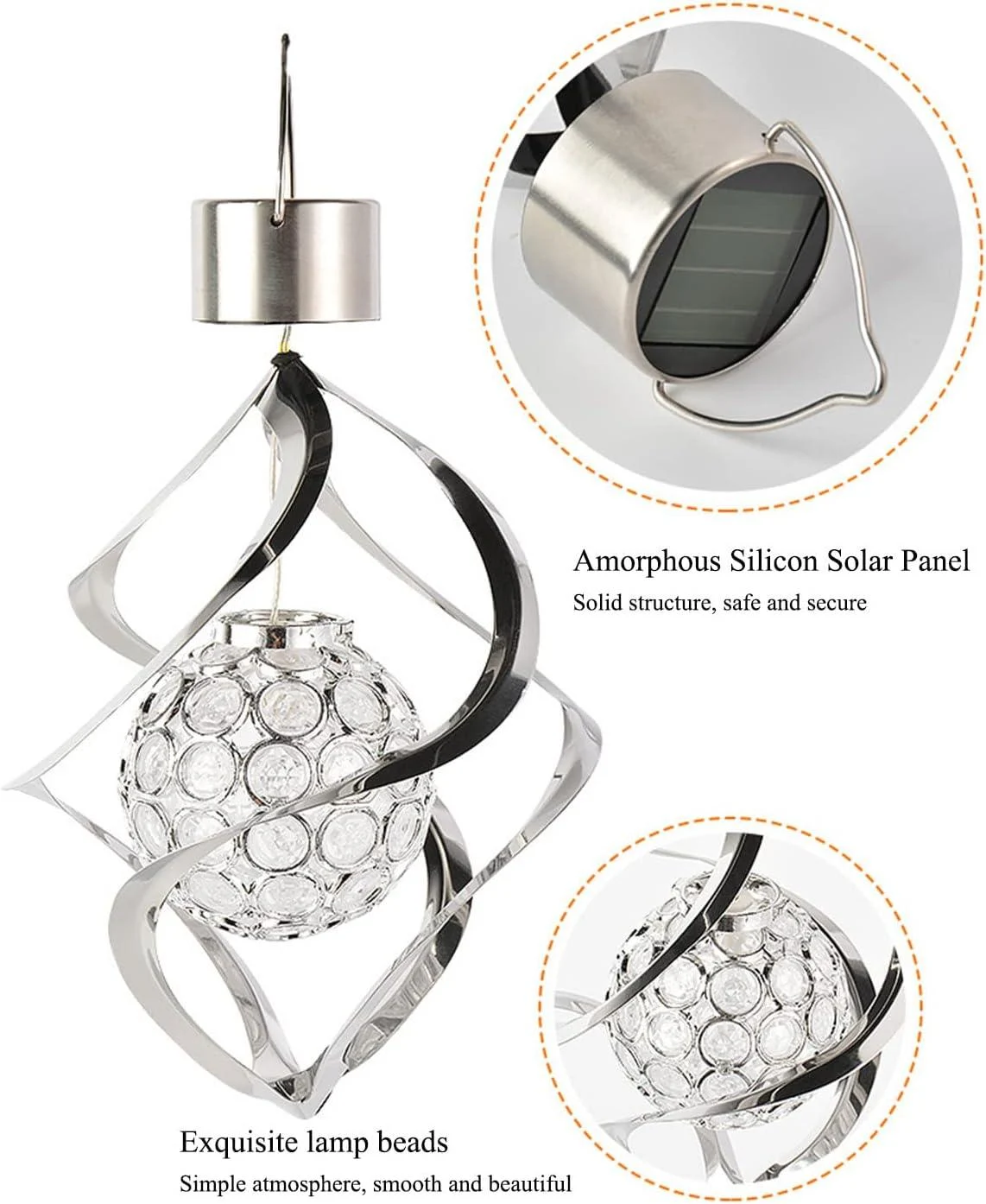 SolarPoweredGardenLight-Homeko6 Solar Powered Garden Light - Homeko