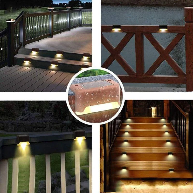 Solar Powered Stair Lights - Homeko