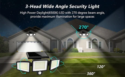 Solar LED Beveiligingslamp
