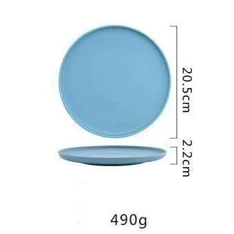 Solid Color Ceramic Platter Dinner Plate Flat Plate Dish For Tableware Dinner Plate Dessert Plate Salad 3fdb8943 0471 432f 90dd 182a0af6f8b7