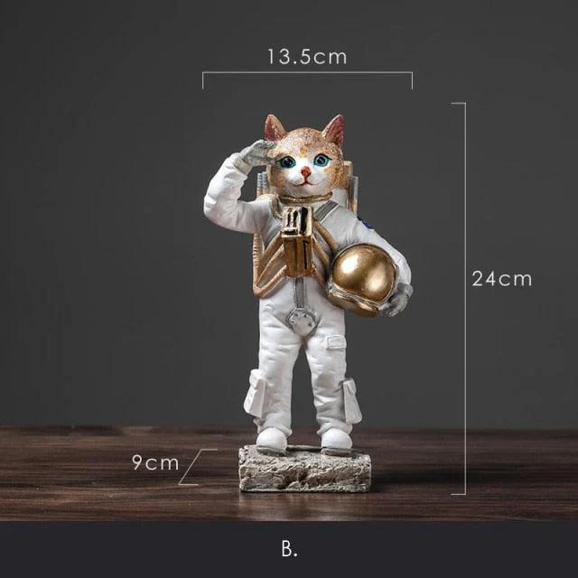 SpaceBulldogAstronautFigurines-Homeko10 Space Bulldog Astronaut Figurines - Homeko