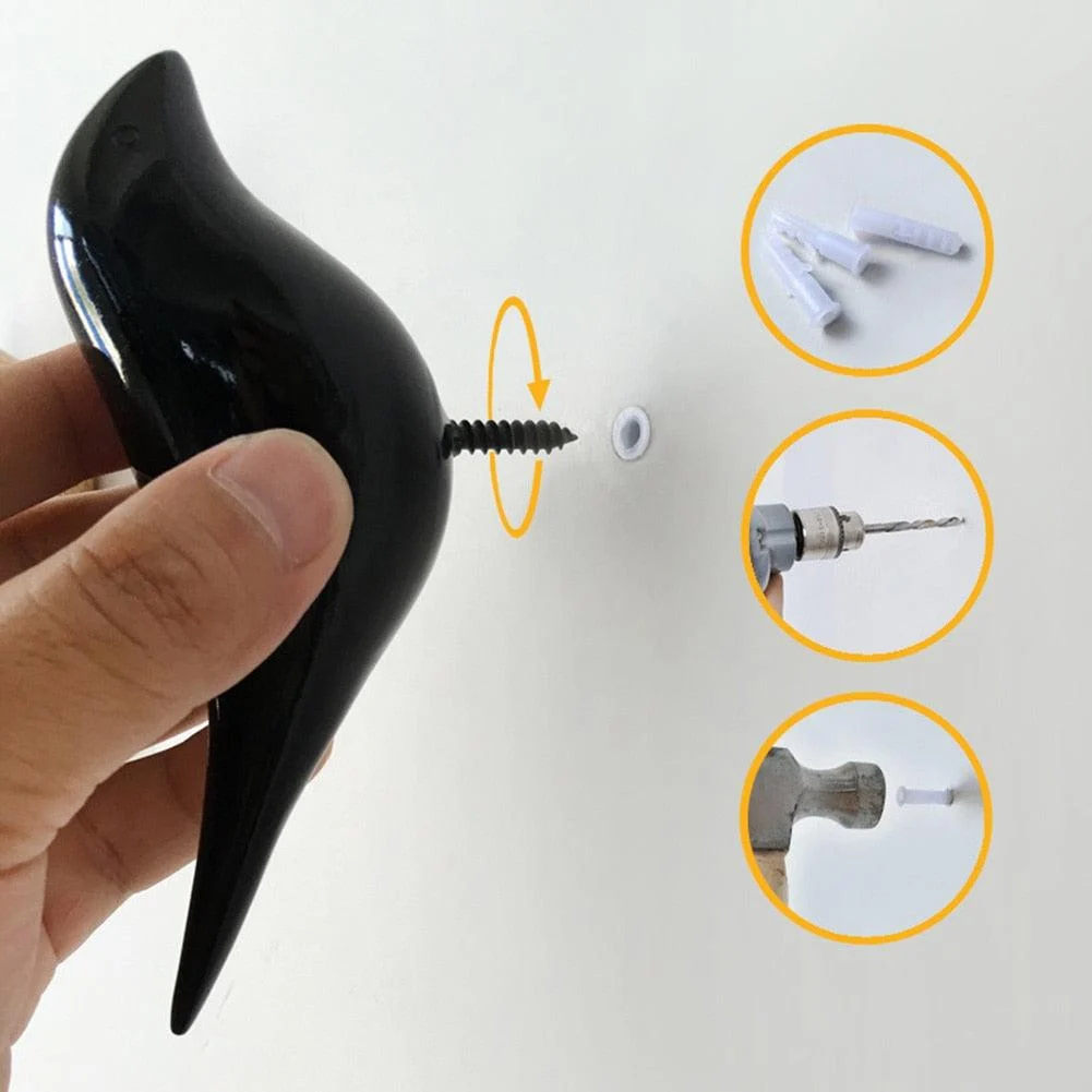 Sparrow Shaped Wall Hook - Homeko