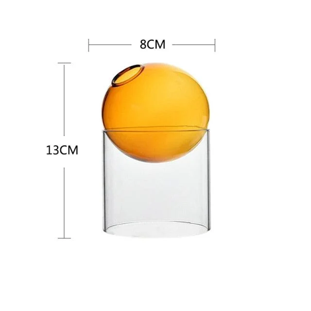 SphericalGlassVase-Homeko8 Spherical Glass Vase - Homeko