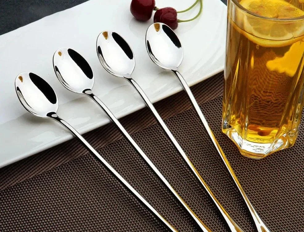 StainlessSteelDessertSpoons-Homeko2 Stainless Steel Dessert Spoons - Homeko