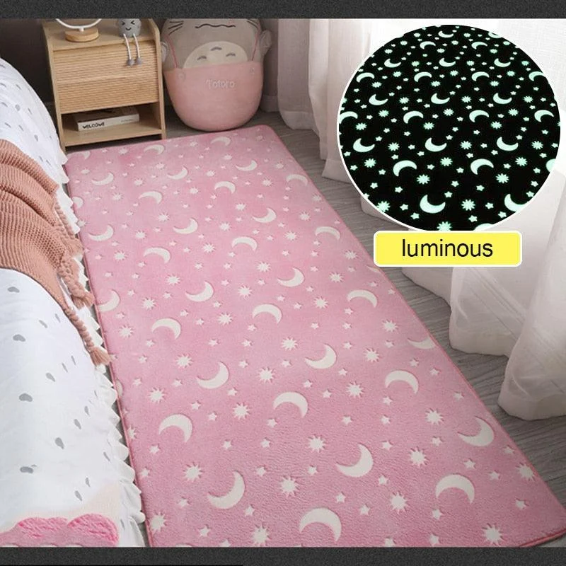 StarRocketLuminousRugsforKidsCarpetInTheBedroomGirlsBoysChildren-Homeko2 Star Rocket Luminous Rugs for Kids Carpet In The Bedroom Girls Boys Children - Homeko