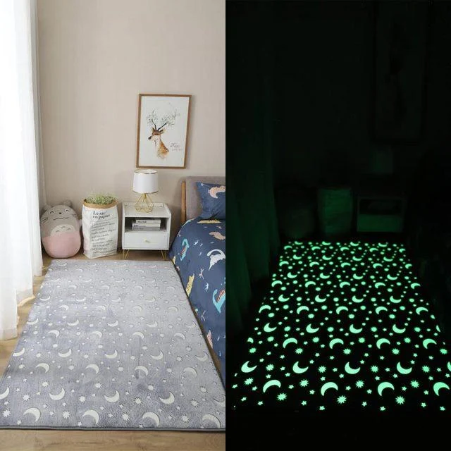 StarRocketLuminousRugsforKidsCarpetInTheBedroomGirlsBoysChildren-Homeko7 Star Rocket Luminous Rugs for Kids Carpet In The Bedroom Girls Boys Children - Homeko