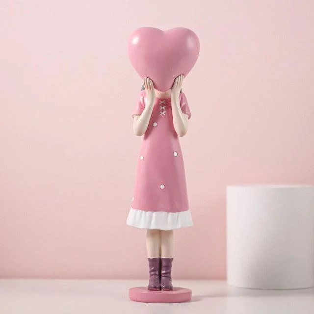 StreetArtBalloonGirlFigurine-Homeko14 Street Art Balloon Girl Figurine - Homeko