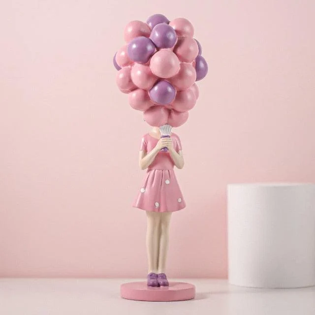 StreetArtBalloonGirlFigurine-Homeko15 Street Art Balloon Girl Figurine - Homeko