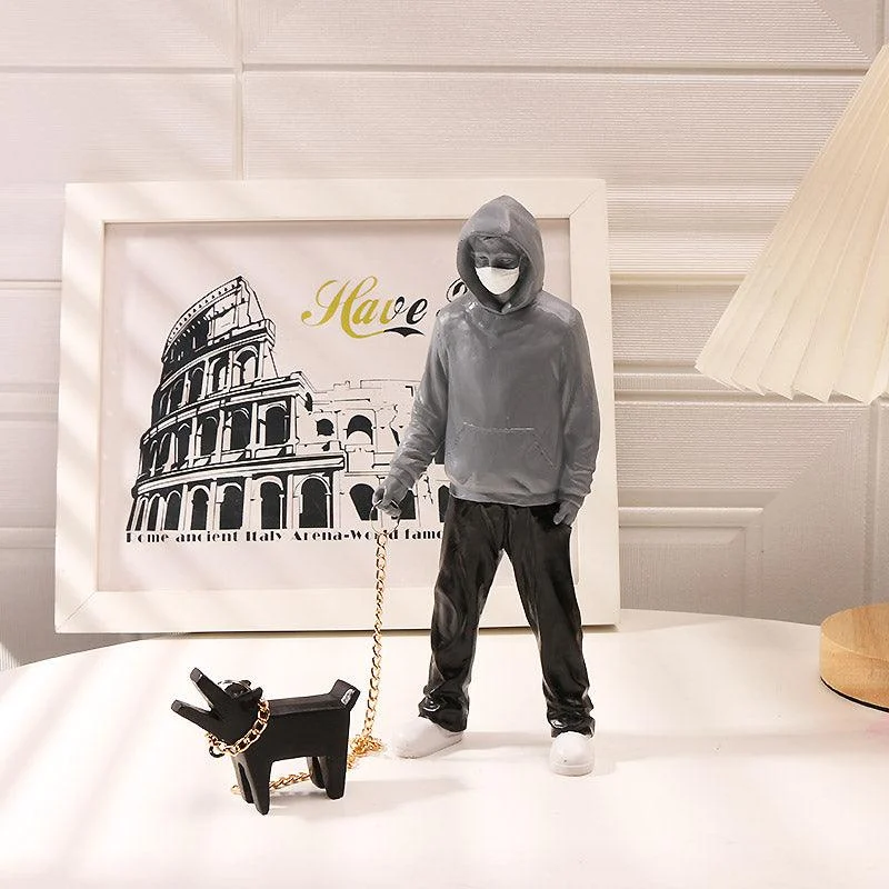 StreetDogWalkingFigurine-Homeko11 Street Dog Walking Figurine - Homeko