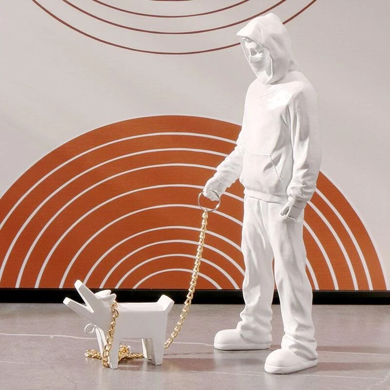 StreetDogWalkingFigurine-Homeko5 Street Dog Walking Figurine - Homeko