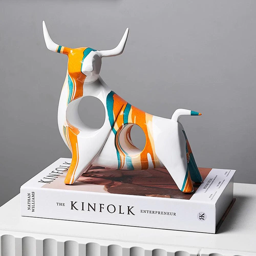 StreetGraffitiBullSculptures-Homeko7 Street Graffiti Bull Sculptures - Homeko
