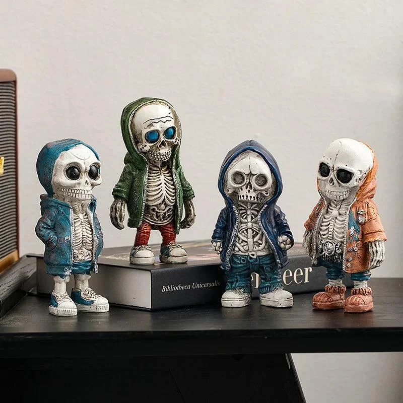 StreetSkeletonFigurines-Homeko4 Street Skeleton Figurines - Homeko