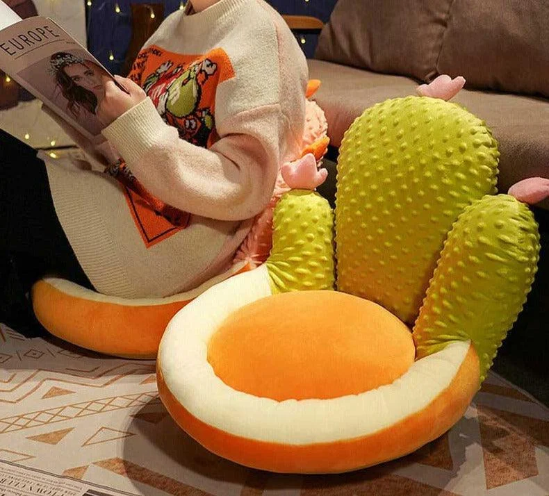 Stuffed Cactus Pillow Chair Cushion - ISTANBULLU LTD
