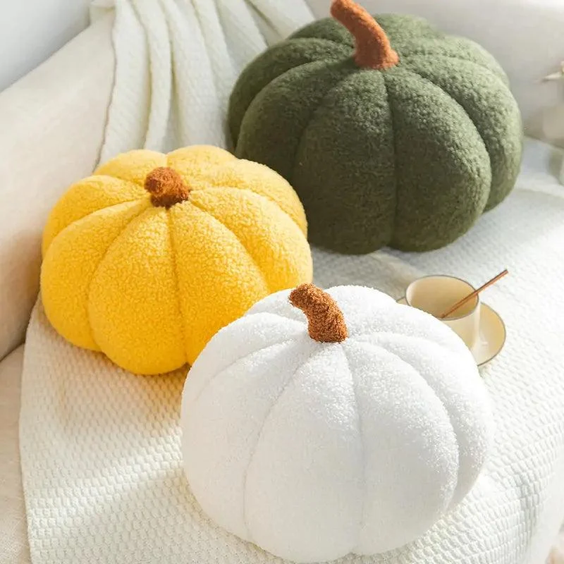 StuffedFallDecorativePumpkinPillow-Homeko3 Stuffed Fall Decorative Pumpkin Pillow - Homeko