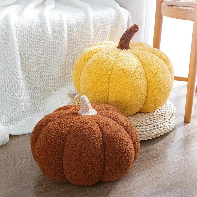 StuffedFallDecorativePumpkinPillow-Homeko4 Stuffed Fall Decorative Pumpkin Pillow - Homeko