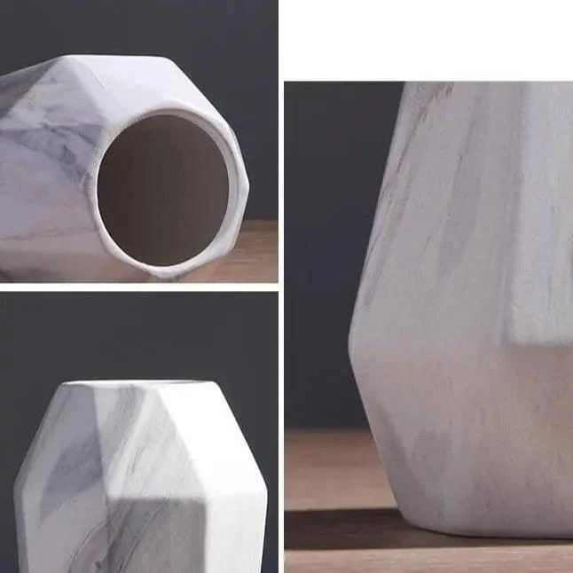 Stunning-Marble-Geometric-Flower-Vase-Adorn-Your-Space-in-Style-8 Stunning Marble Geometric Flower Vase Adorn Your Space In Style 8