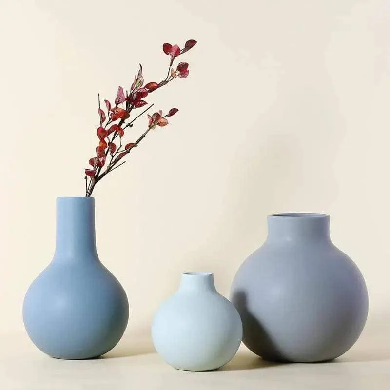Stylish-Matt-Spherical-Ceramic-Flower-Vase-Elevate-Your-Home-Decor-3 Stylish Matt Spherical Ceramic Flower Vase Elevate Your Home Decor 3