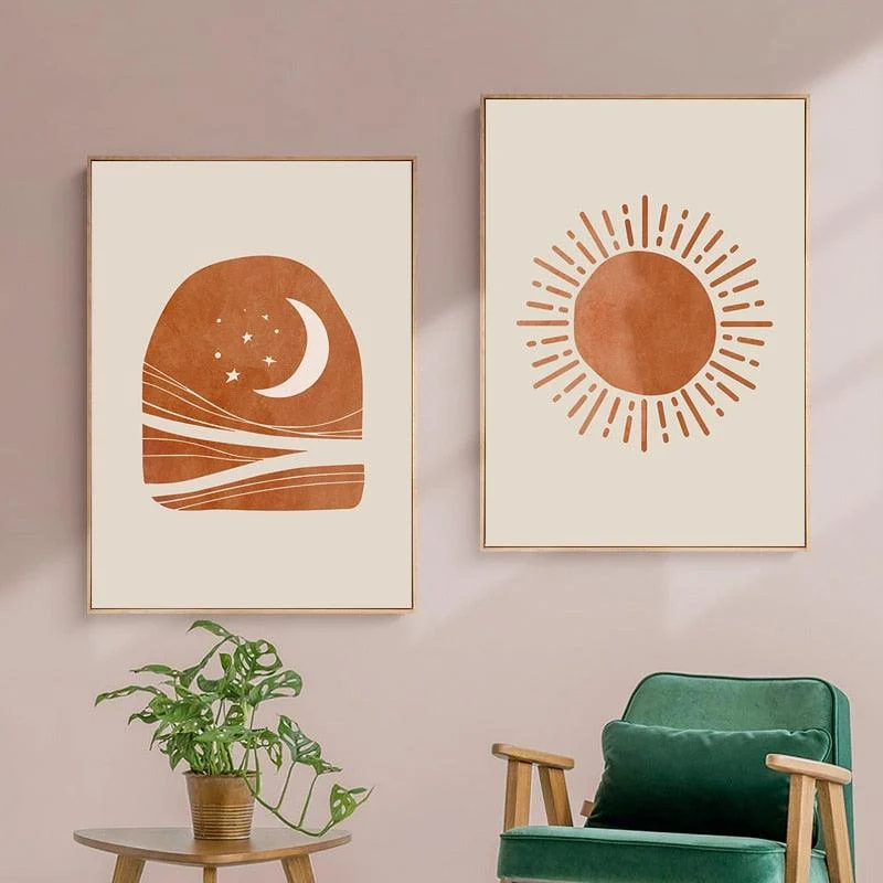 SunAndMoonLandscape-Homeko2 Sun And Moon Landscape - Homeko