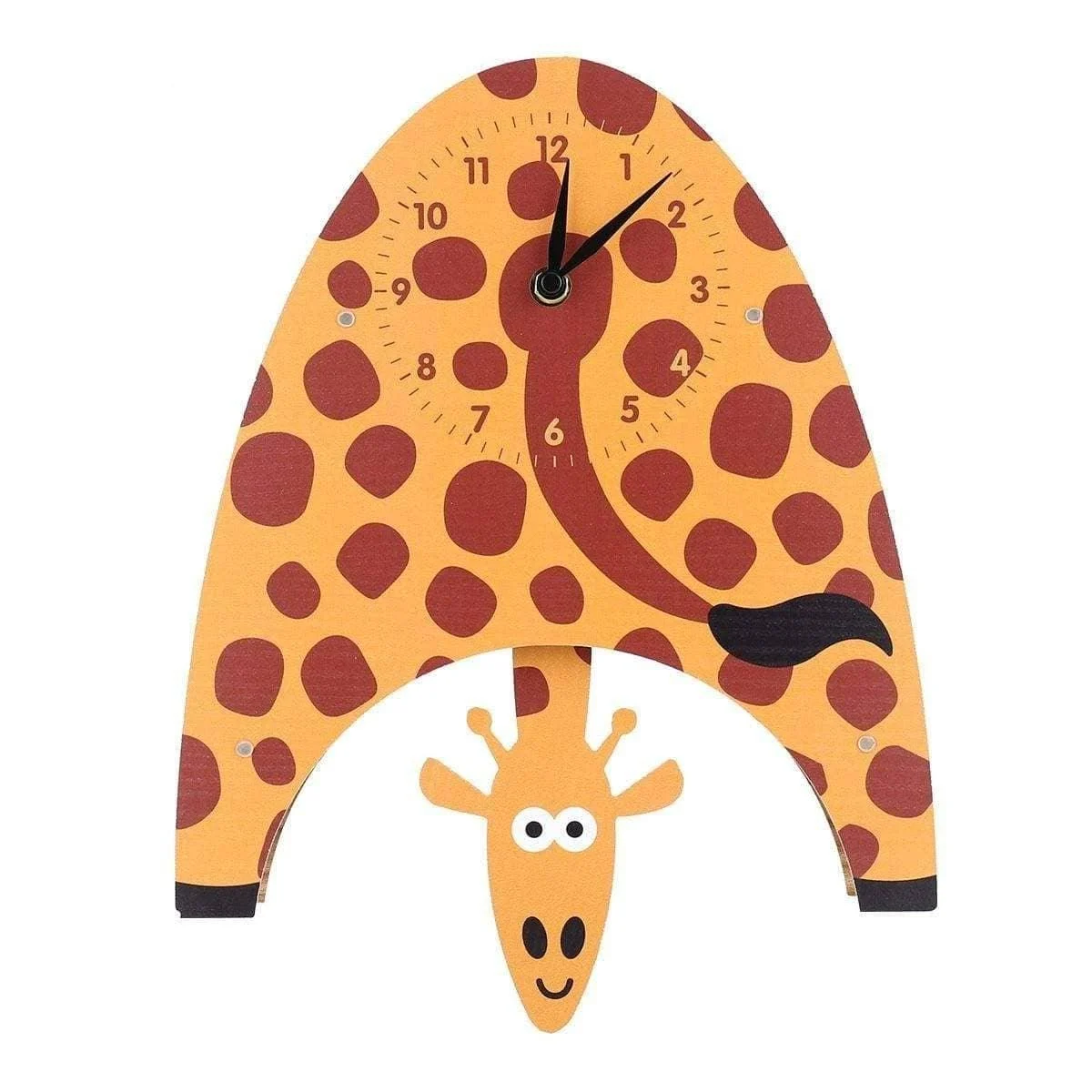 Swinging Giraffe Kids Bedroom Wall Clocks Fun And Whimsical Decor 4