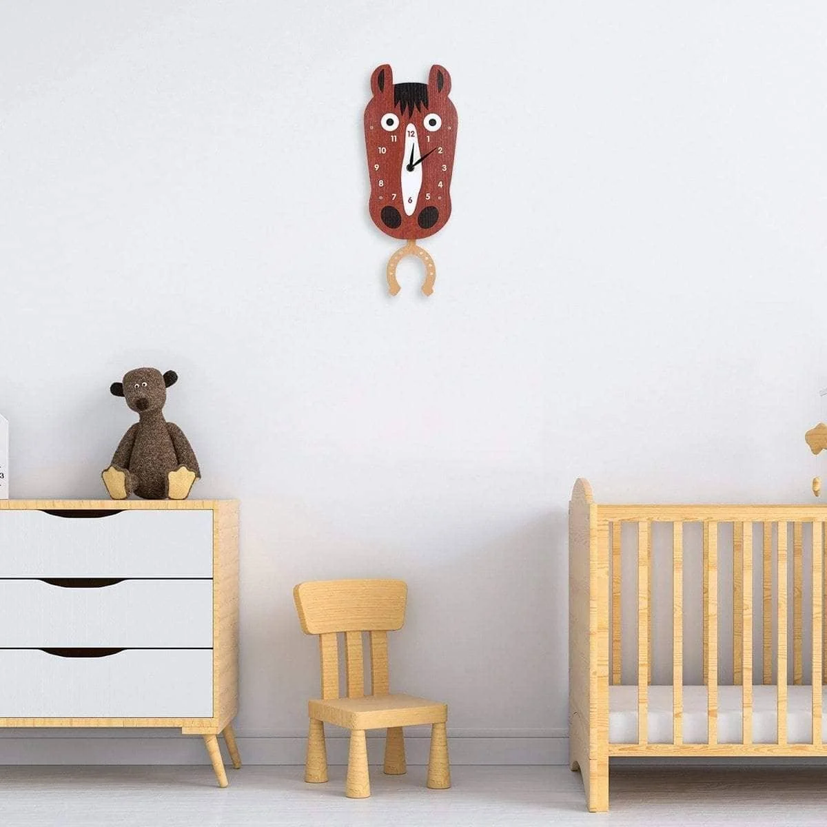 Swinging-Horse-Kids-Bedroom-Wall-Clocks-Fun-and-Whimsical-Decor-5 Swinging Horse Kids Bedroom Wall Clocks Fun And Whimsical Decor 5
