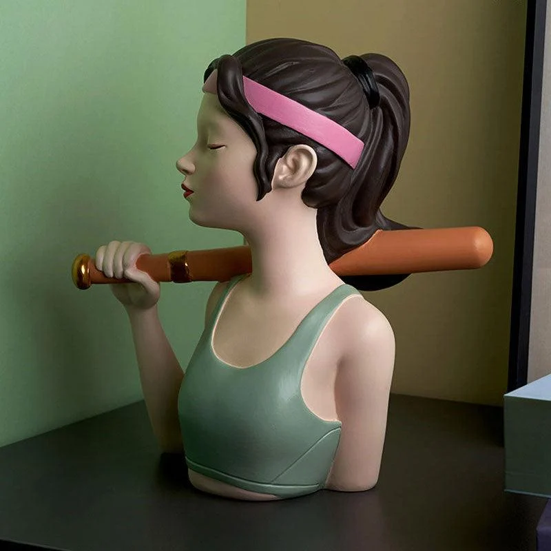 TenaciousGirlSculptureDecor-Homeko3 Tenacious Girl Sculpture Decor - Homeko