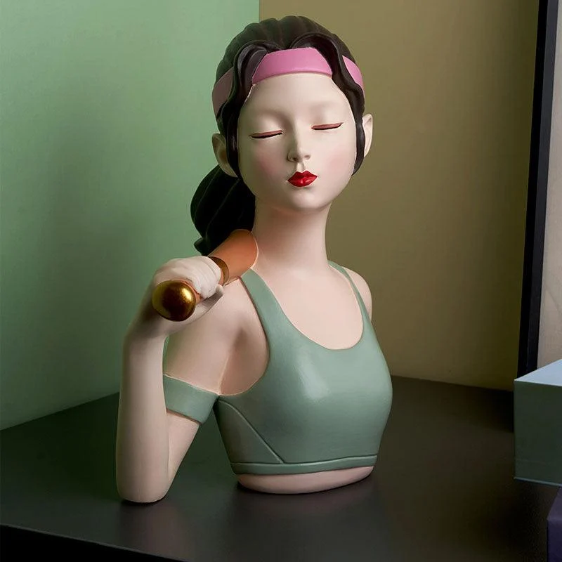 TenaciousGirlSculptureDecor-Homeko4 Tenacious Girl Sculpture Decor - Homeko