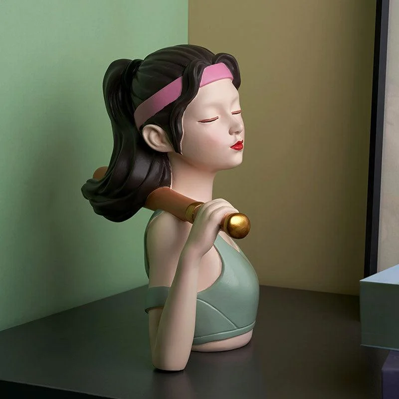 TenaciousGirlSculptureDecor-Homeko5 Tenacious Girl Sculpture Decor - Homeko