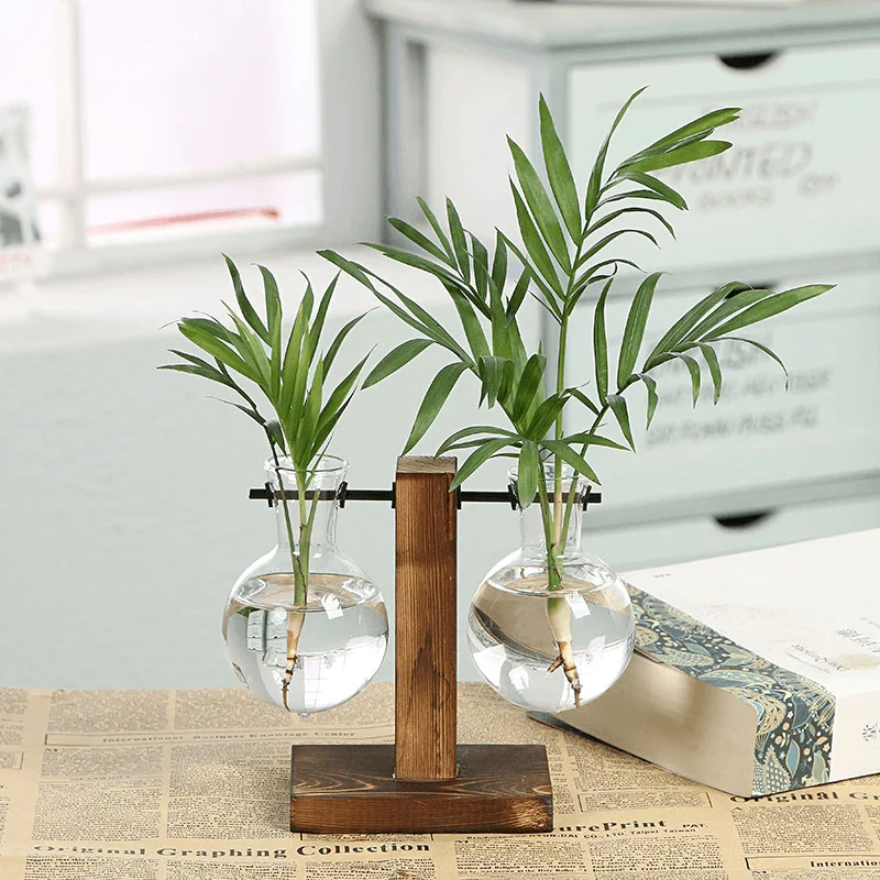 Terrarium-Hydroponic-Plant-Vases-Vintage-Flower-Pot-Transparent-Vase-Wooden-Frame-Glass-Tabletop-Plants-Bonsai-Home_2 Terrarium Hydroponic Plant Vases Vintage Flower Pot Transparent Vase Wooden Frame Glass Tabletop Plants Bonsai Home 2