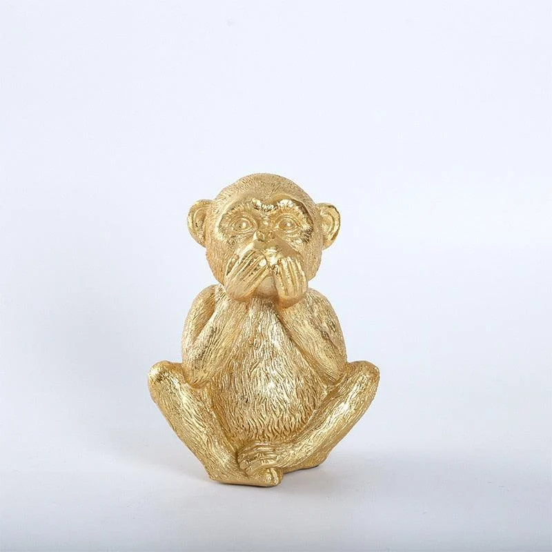 ThreeWiseGoldenMonkeys-Homeko3 Three Wise Golden Monkeys - Homeko