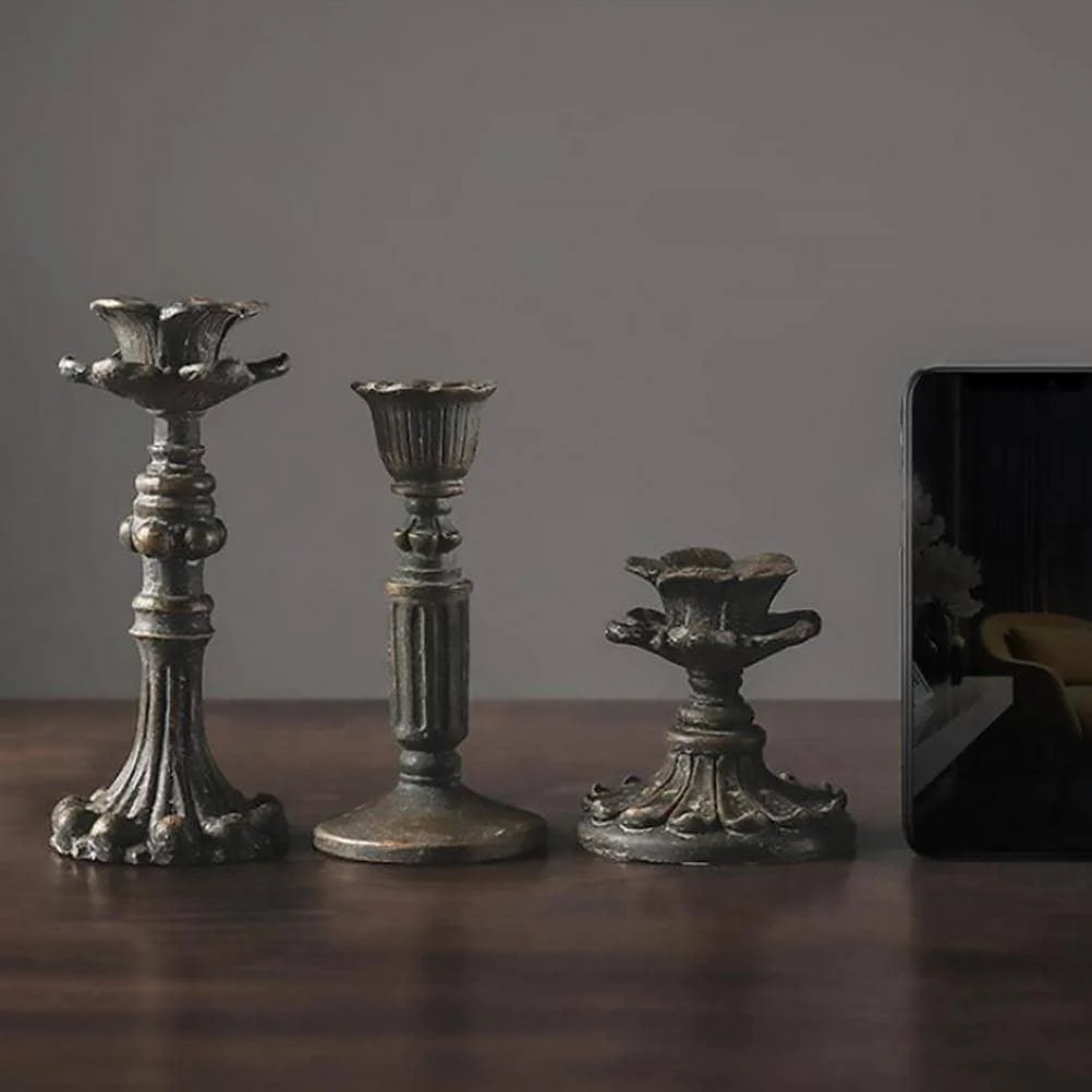 Timeless Elegance Antique Style French Candlestick 13
