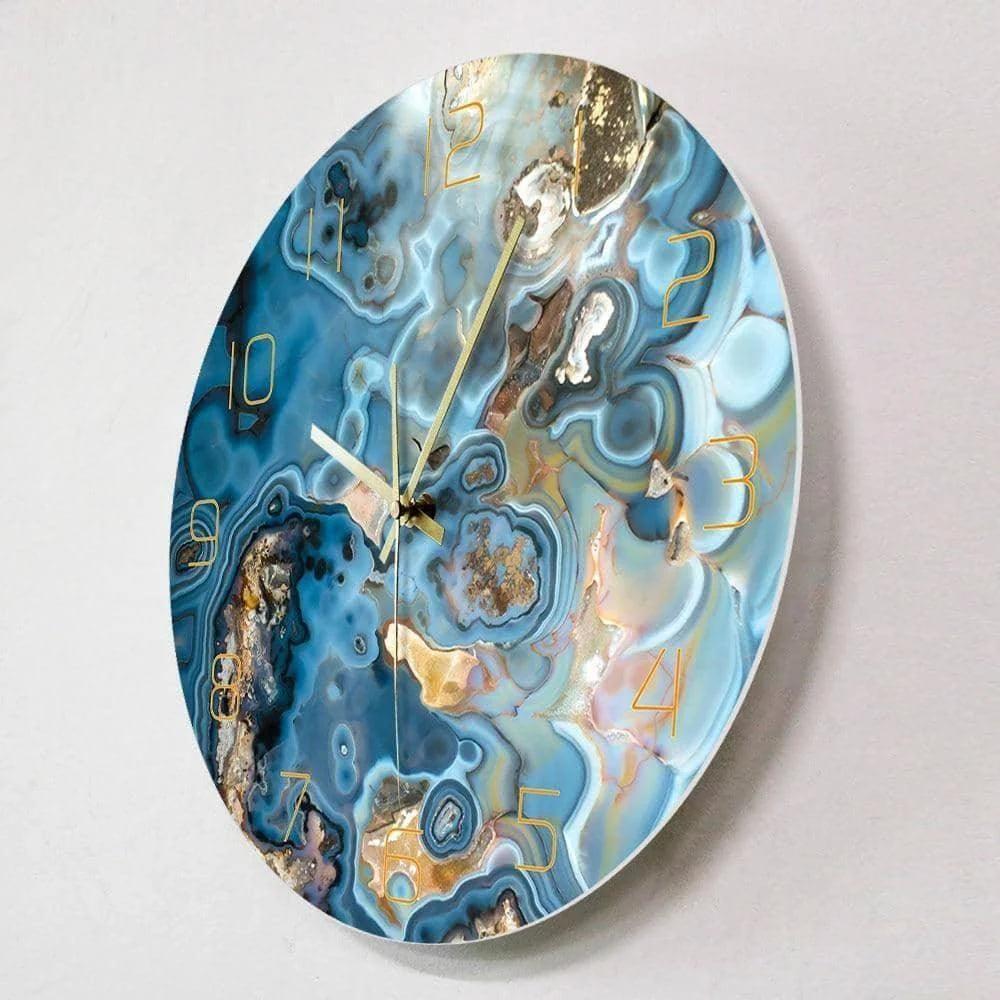Timeless Marble Art Wall Clock A Unique Statement Piece 7