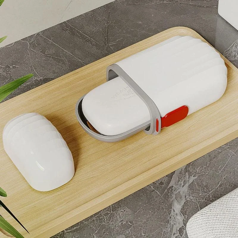 TravelSoapDishWithDrain-Homeko3 Travel Soap Dish With Drain - Homeko