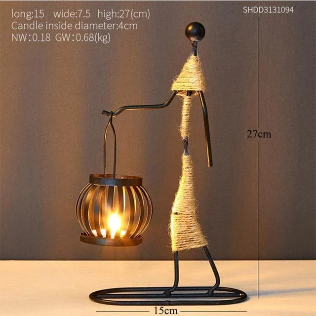 TribalCandleHolder-Homeko10 Tribal Candle Holder - Homeko