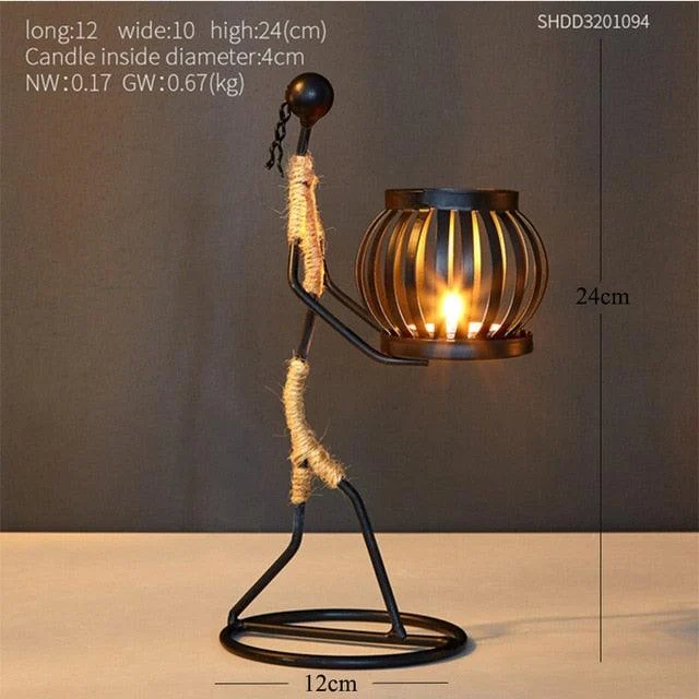 TribalCandleHolder-Homeko7 Tribal Candle Holder - Homeko