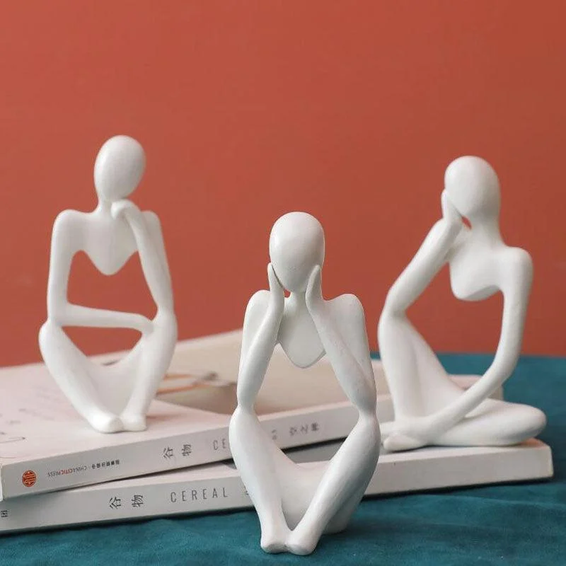 Trio Thinker Figurine - Homeko