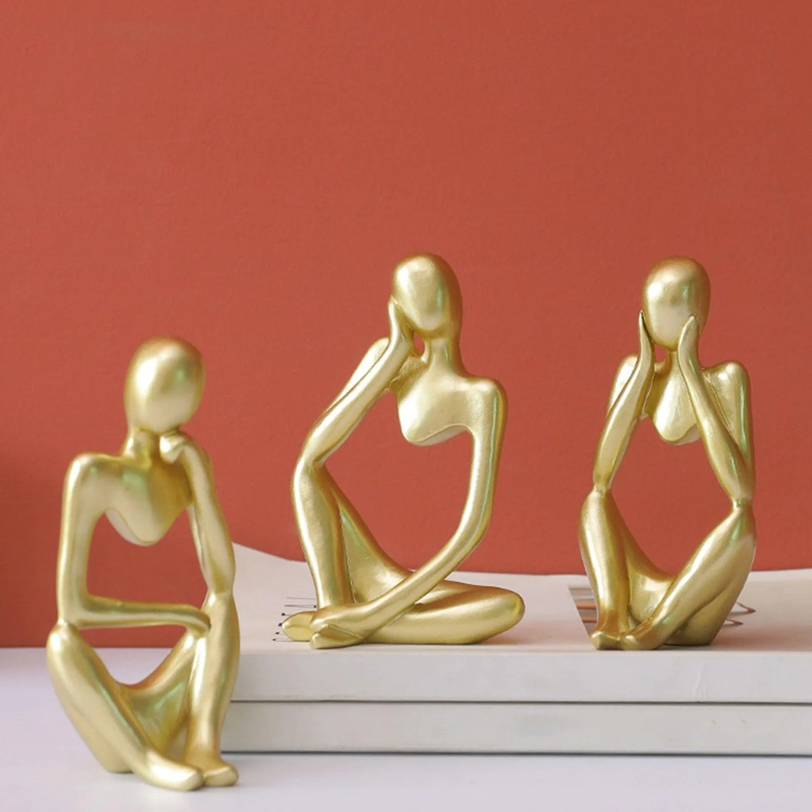 TrioThinkerFigurine-Homeko3 Trio Thinker Figurine - Homeko