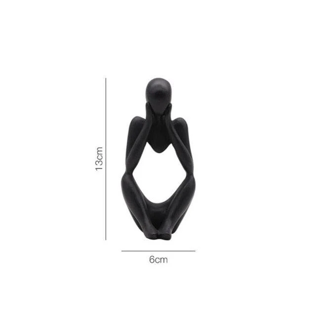 TrioThinkerFigurine-Homeko8 Trio Thinker Figurine - Homeko
