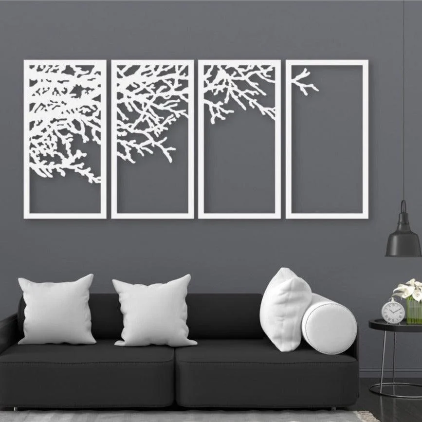 Ub5bdad432b674a359f53dc880bcad5f8t White Tree Wall Decor - ISTANBULLU LTD