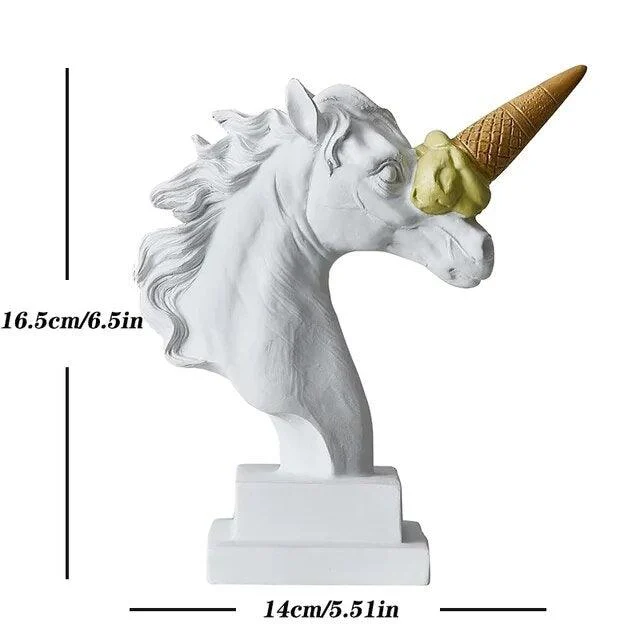 UnicornwithIceCreamHorn-Homeko10 Unicorn with Ice Cream Horn - Homeko