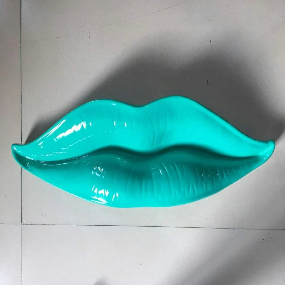 VibrantLipSculptureWallArt-Homeko8 Vibrant Lip Sculpture Wall Art - Homeko