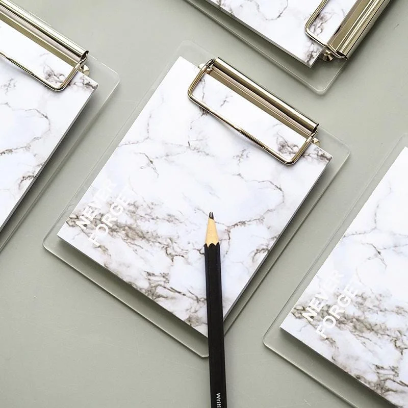 Vintage Marble Printing Pattern Memo Pad Sticky Notes Memo Portable Notepad With Acrylic Writing Board Clips 770de7aa 098b 4c69 B6c7 Aad6c723104e