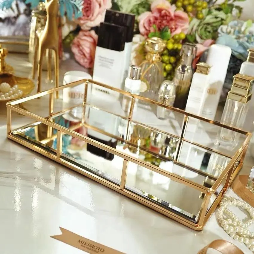 Vintage-Metal-Glass-Tray-Decorfaure-1685705918 Vintage Metal Glass Tray Decorfaure 1685705918