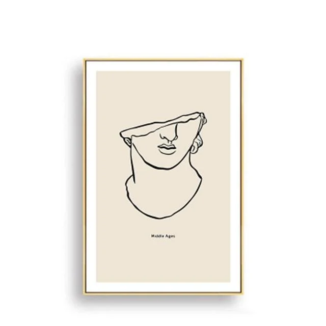 VintageAbstractFace-Homeko7 Vintage Abstract Face - Homeko