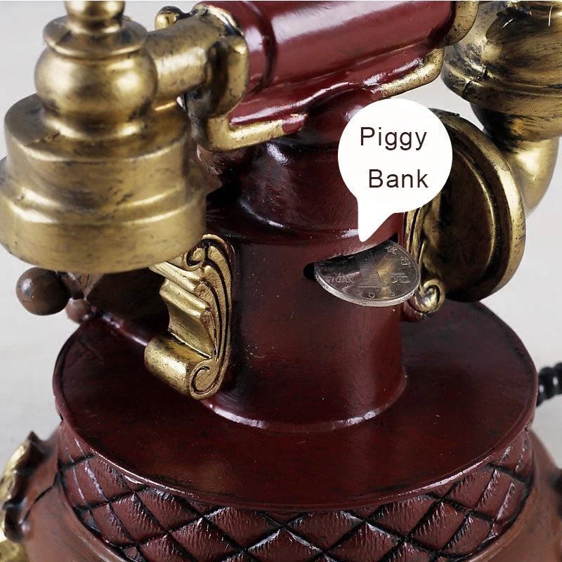 VintageBookPhonePiggyBankRetroCraftsSculpturesandStatues-Homeko3 Vintage Book Phone Piggy Bank Retro Crafts Sculptures and Statues - Homeko