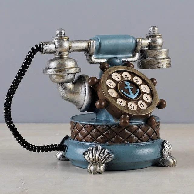VintageBookPhonePiggyBankRetroCraftsSculpturesandStatues-Homeko6 Vintage Book Phone Piggy Bank Retro Crafts Sculptures and Statues - Homeko